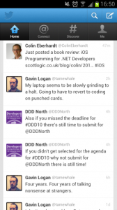 Twitter Split Action Bar Twitter Split Action Bar