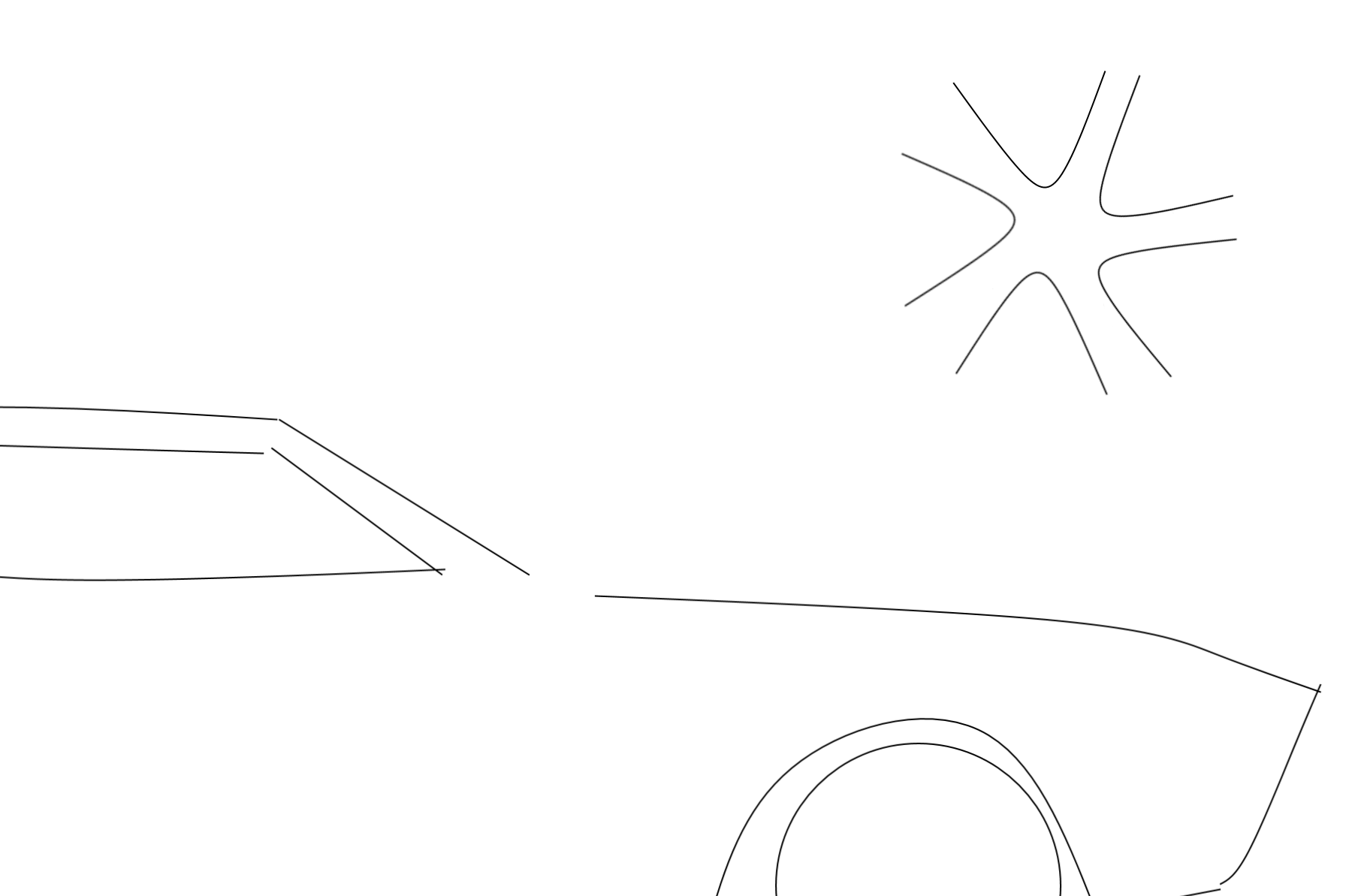 Car in a Showroom Car in Showroom